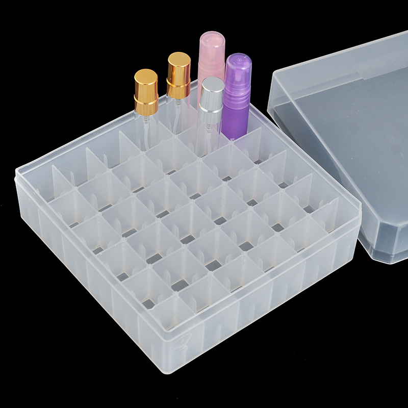 Perfume Decant Sample - Plastic Box Portable Perfume Bottle Display